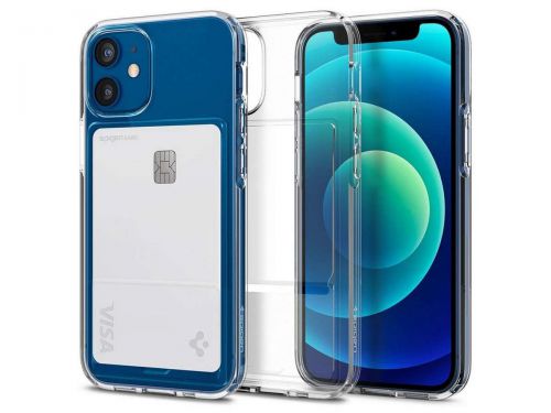 Etui spigen crystal slot do apple iphone 12 mini crystal clear Etui spigen crystal slot do apple iphone 12 mini crystal clear