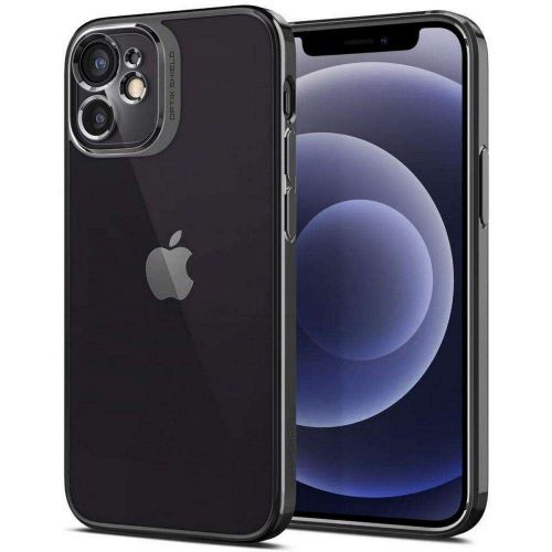 Etui obudowa spigen optik crystal do apple iphone 12 mini chrome grey Etui obudowa spigen optik crystal do apple iphone 12 mini chrome grey